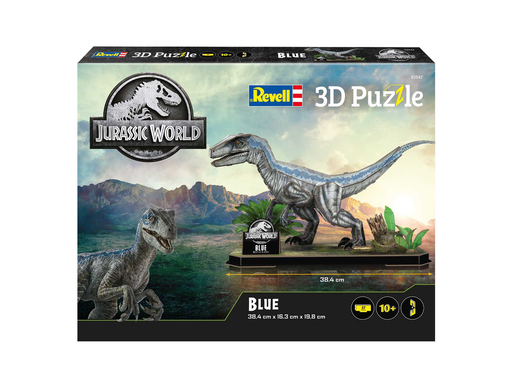 3D Puzzle REVELL - Jurassic World - Blue