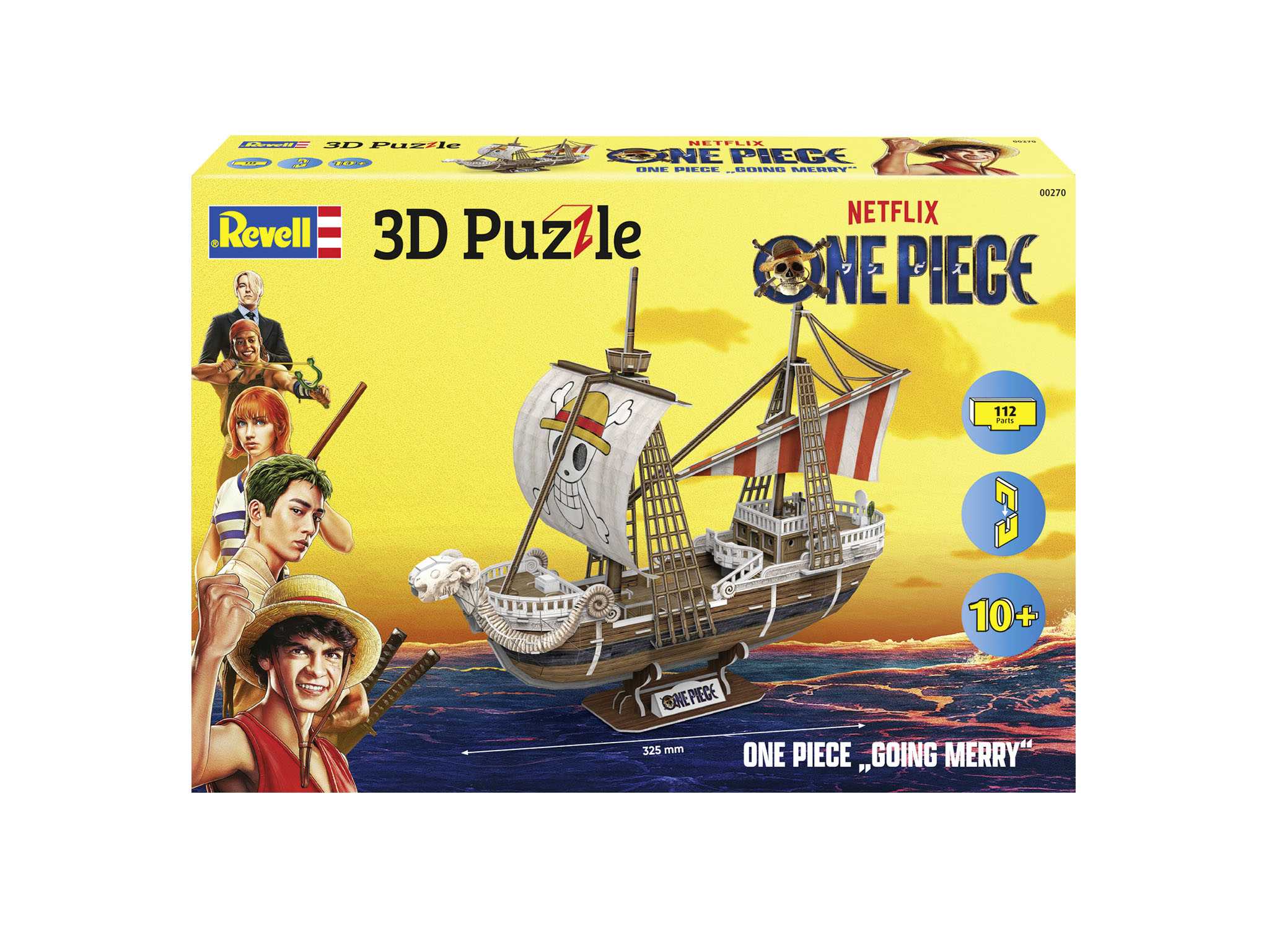 3D Puzzle REVELL - One Piece Flying Lamb/ Going Merry