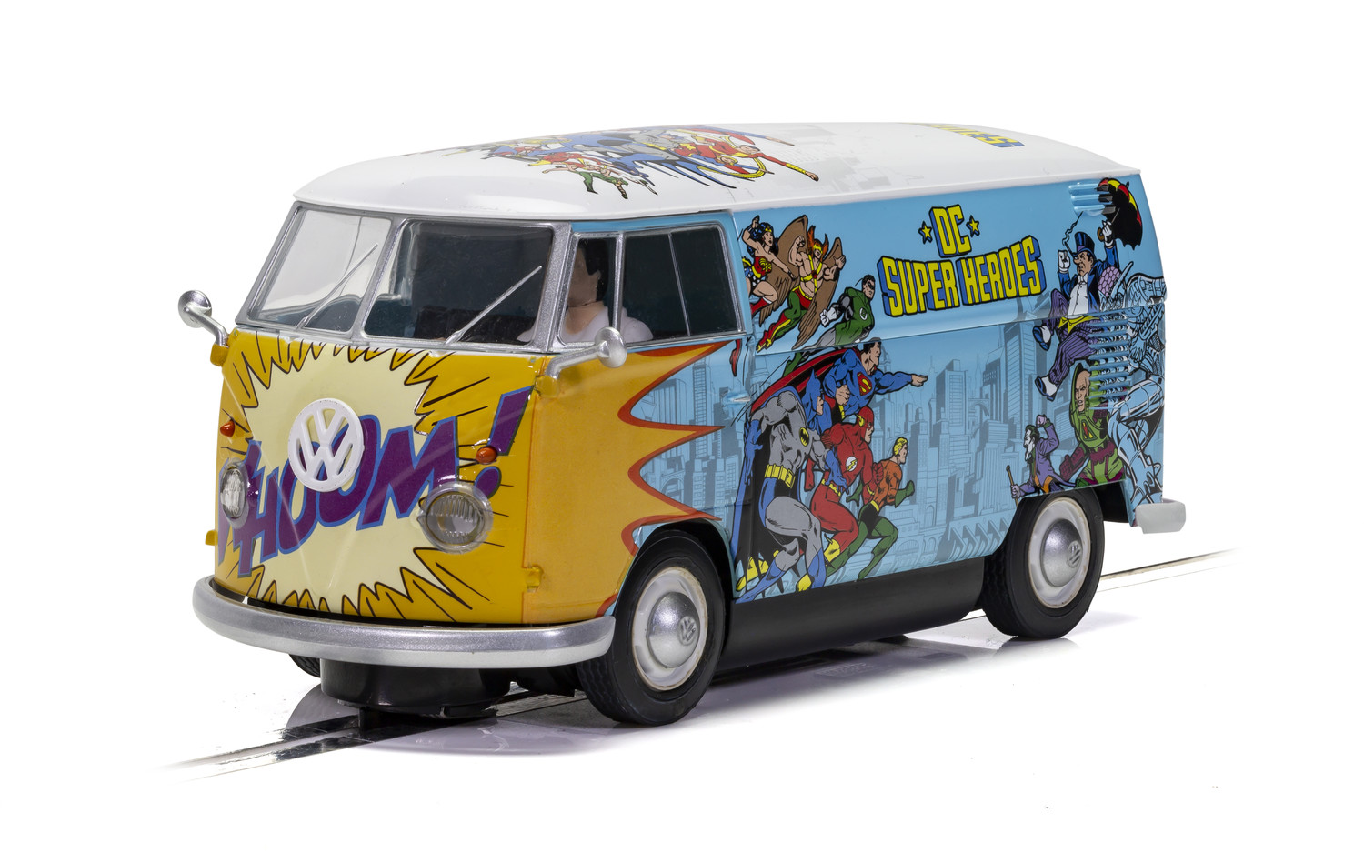 Autíčko Film & TV SCALEXTRIC C3933 - VW Panel Van T1b - DC Comics (1:32)