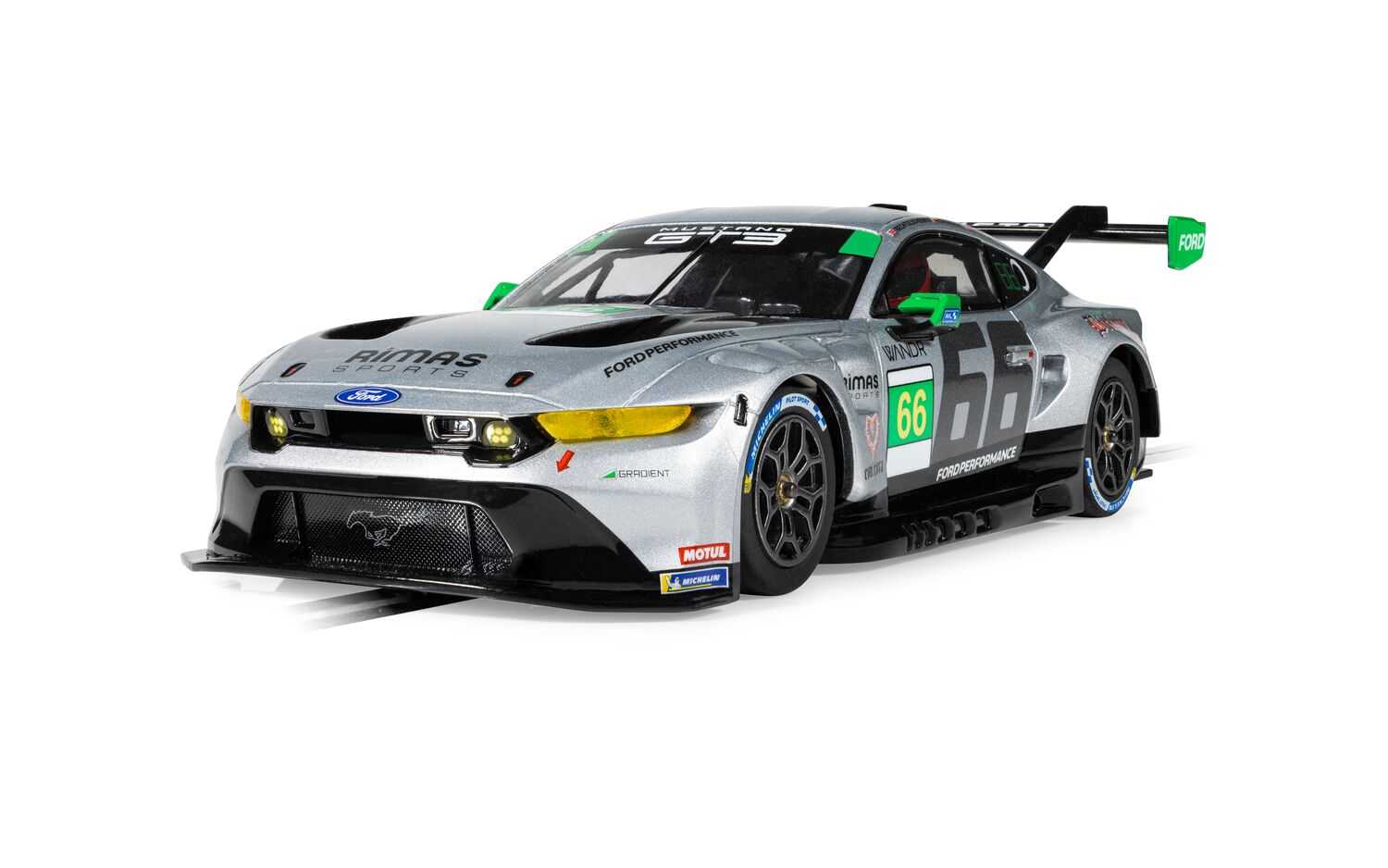 Autíčko GT SCALEXTRIC - Ford Mustang GT3 - Daytona 2025 - Gradient Racing (1:32)
