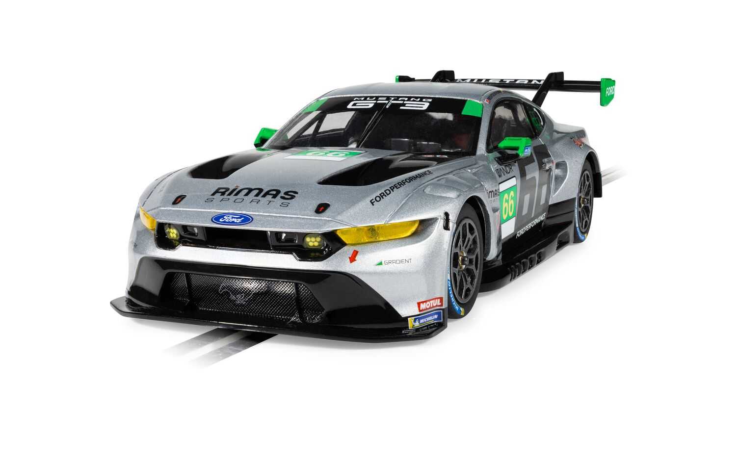 Autíčko GT SCALEXTRIC - Ford Mustang GT3 - Daytona 2025 - Gradient Racing (1:32)