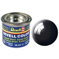 Barva Revell emailová - 32107: leská černá (black gloss)
