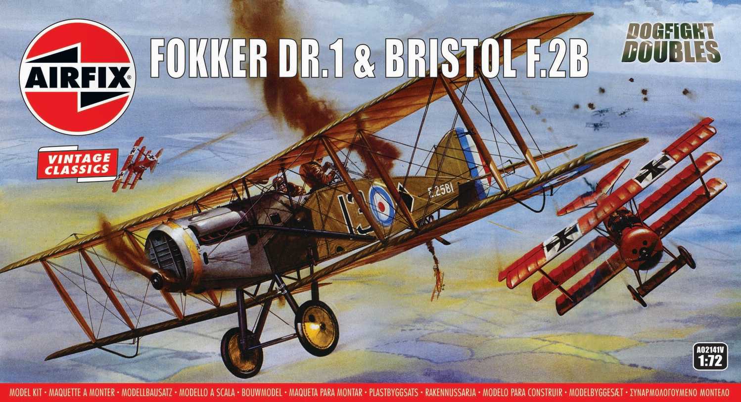 Fokker DR1 Triplane & Bristol Fighter Dogfight Double (Airfix 1:72)