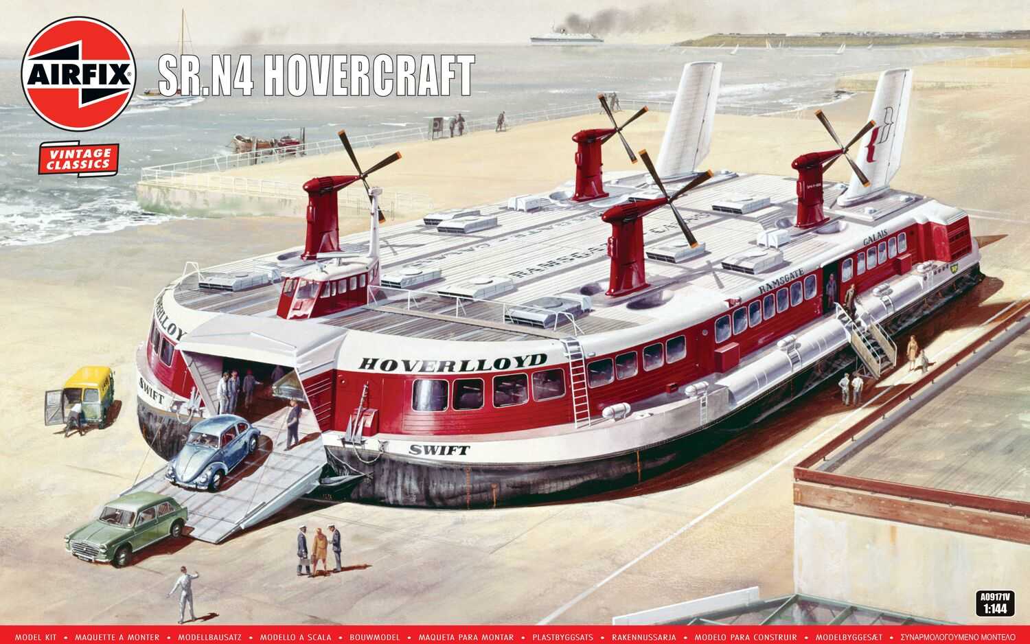Vznášedlo SR.N4 Hovercraft (1:144)