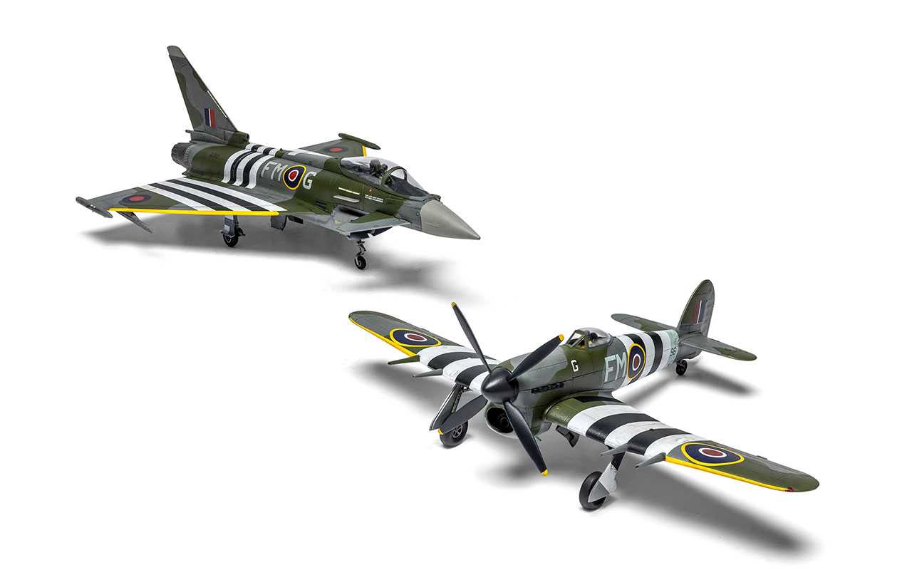 Eurofighter Typhoon FGR.4 (FMOG) + Hawker Typhoon Mk.Ib (Twin Pack) (1:72)