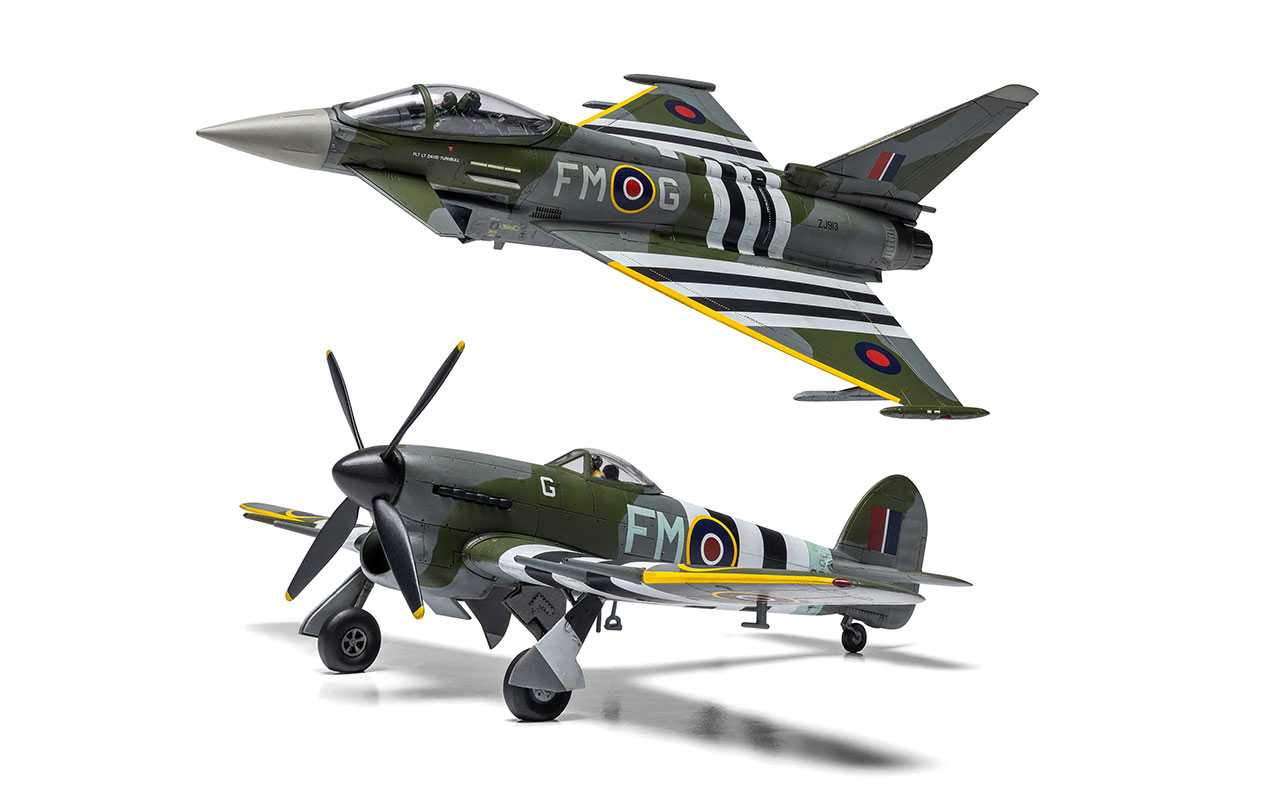 Eurofighter Typhoon FGR.4 (FMOG) + Hawker Typhoon Mk.Ib (Twin Pack) (1:72)