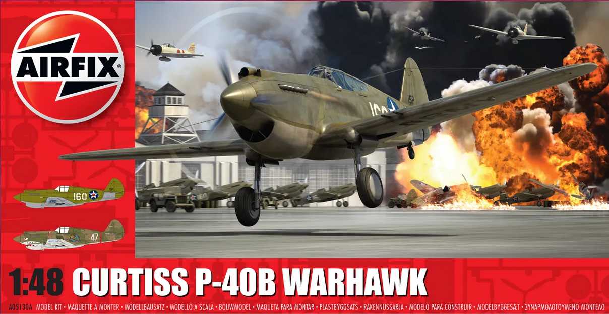 Curtiss P-40B Warhawk (Airfix 1:48)