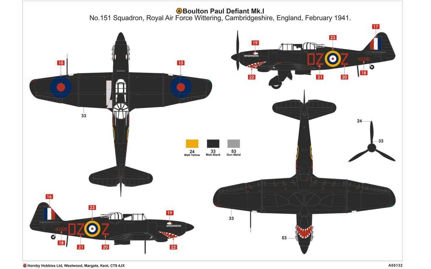 Boulton Paul Defiant NF.1 (Airfix 1:48)