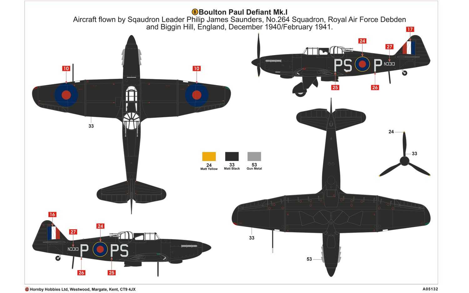 Boulton Paul Defiant NF.1 (Airfix 1:48)