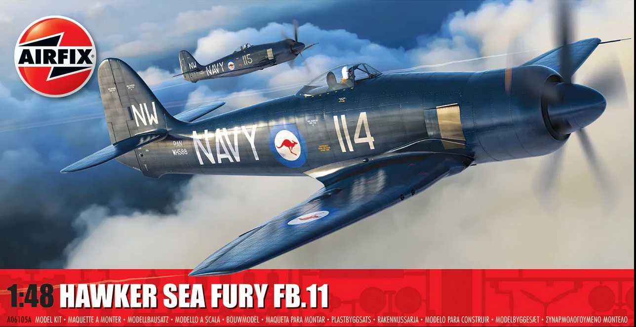 Hawker Sea Fury FB.II (Airfix 1:48)