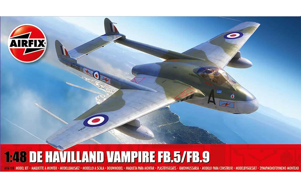 De Havilland Vampire FB.5/FB.9 (Airfix 1:48)