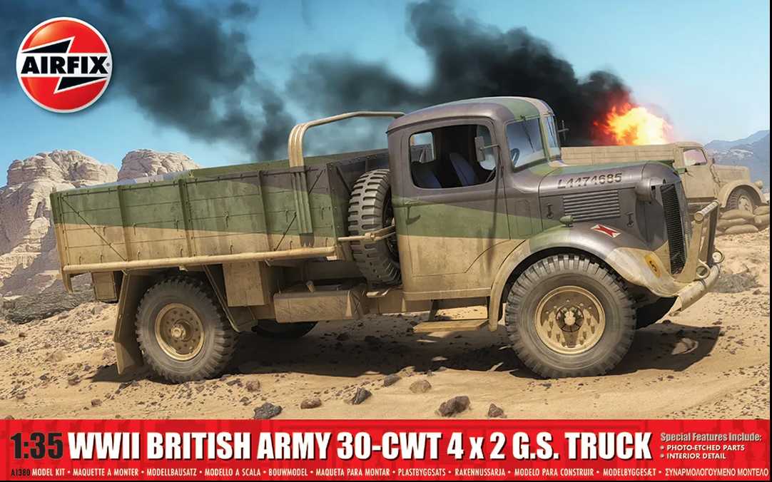 WWII British Army 30-cwt 4x2 GS Truck (Airfix 1:35)