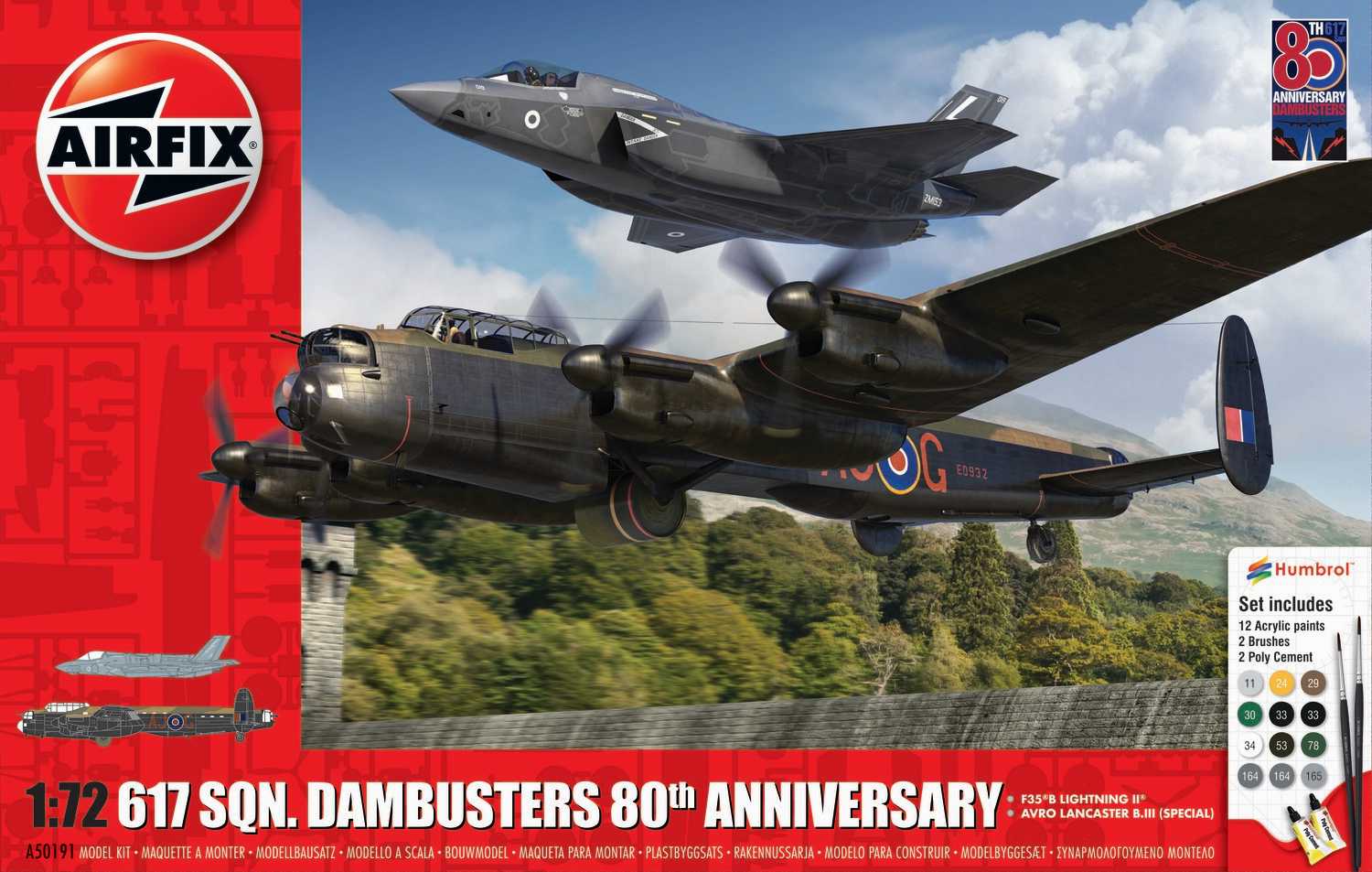 Gift Set letadlo - Dambusters 80th Anniversary (1:72)