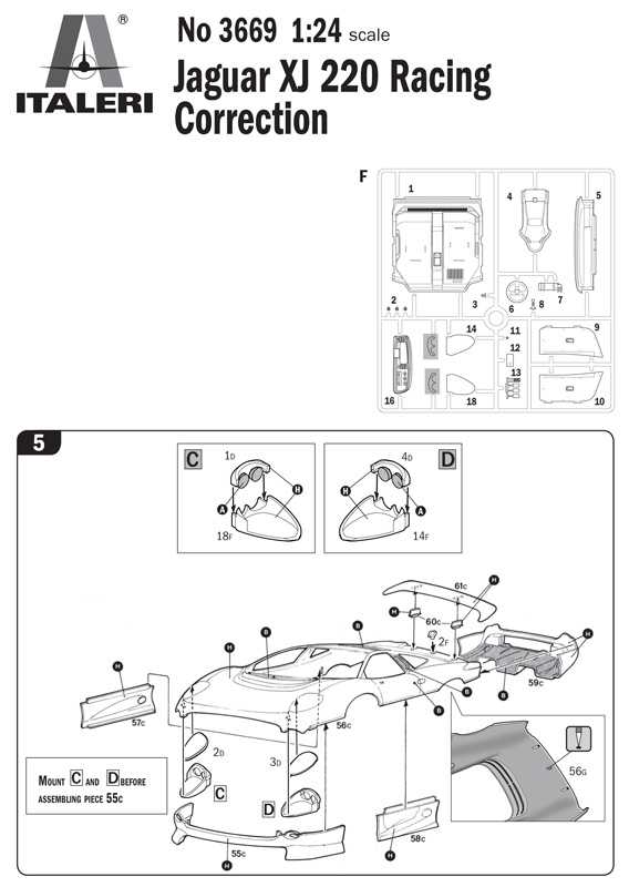 Jaguar XJ 220 Race Car (Italeri 1:24)