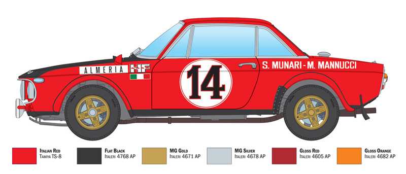 Lancia Fulvia HF (1:24)