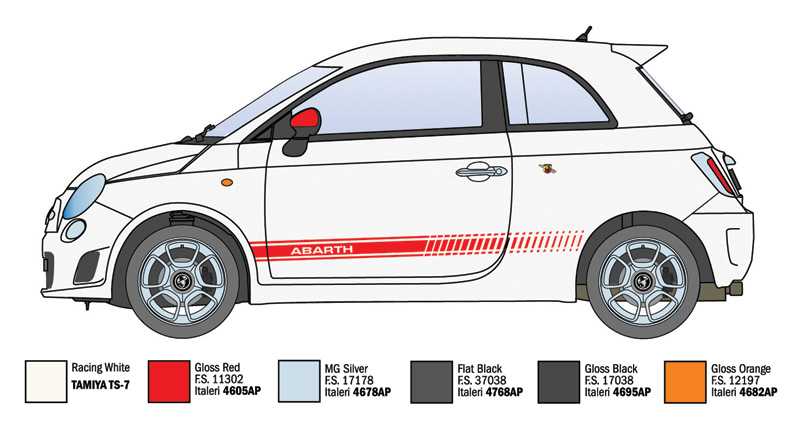 Fiat 500 Abarth (2008) (1:24)