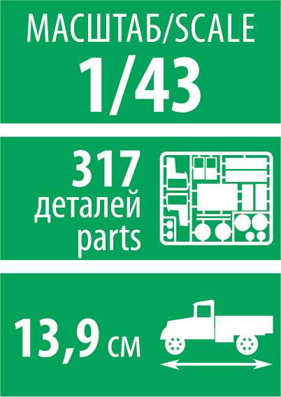 Soviet all-wheel drive truck GAZ-66 (1:43)