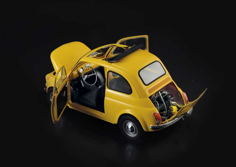 FIAT 500 F 1968 upgraded edition (Italeri 1:12)