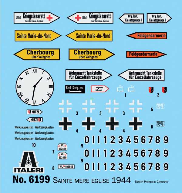 Diorama - Battle of Normandy: Saint-Mere-Église 6 June 1944 (Italeri 1:72)