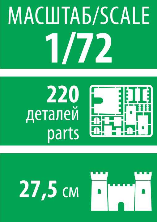 Medieval Stone Fortress (RR) (Zvezda 1:72)