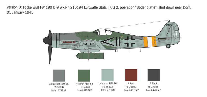 FOCKE WULF FW-190 D-9 (Italeri 1:72)
