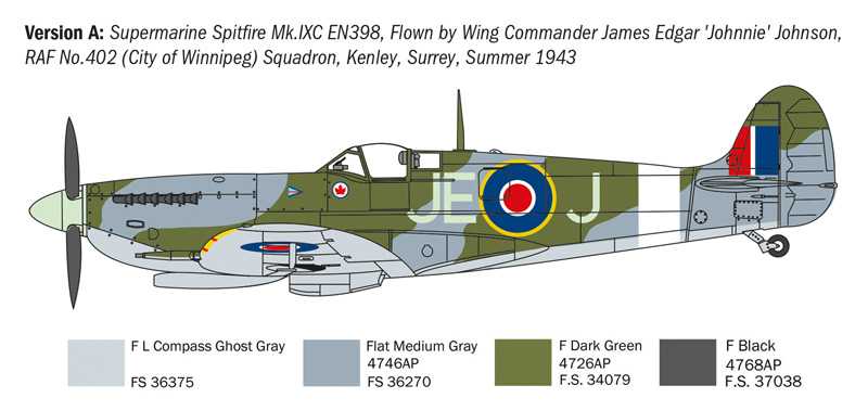 Spitfire Mk.V / Mk.IX Aces (1:72)