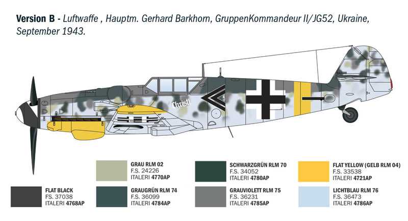 Bf 109 G-2/G-6 Aces (1:72)