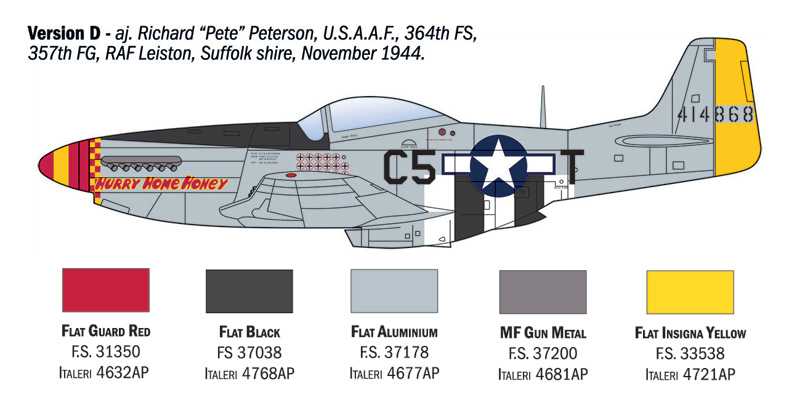 P-51D Mustang Aces (Italeri 1:72)