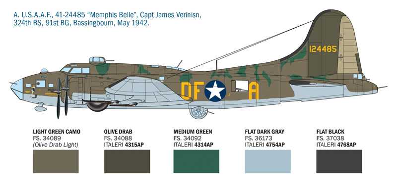 B-17F Flying Fortress (1:72)