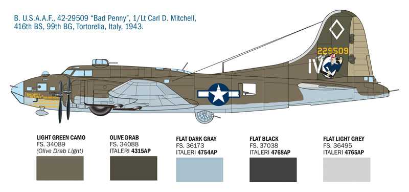 B-17F Flying Fortress (1:72)