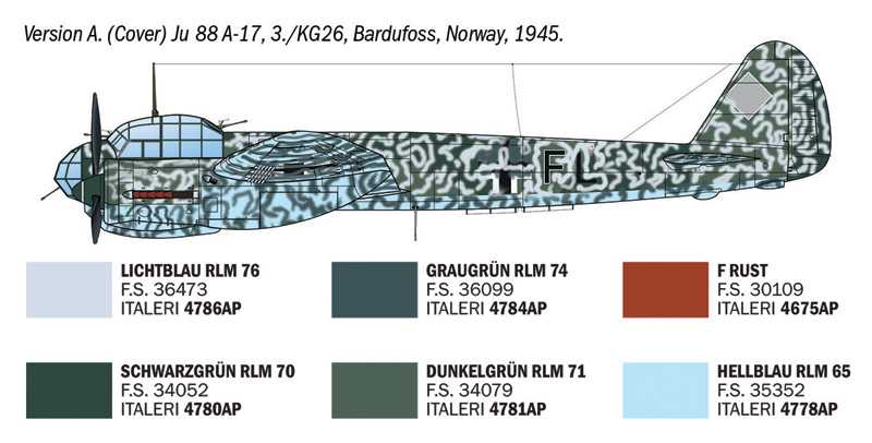 Junkers Ju 88 A-17 Torpedo Bomber (1:72)