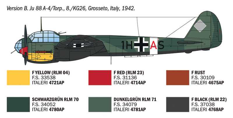 Junkers Ju 88 A-17 Torpedo Bomber (1:72)