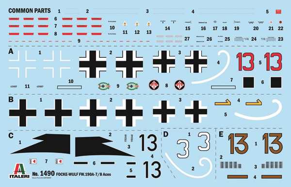 Focke-Wulf Fw 190 A-8/F Aces (1:72)