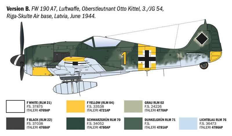Focke-Wulf Fw 190 A-8/F Aces (1:72)