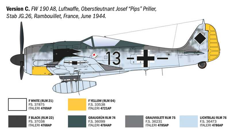 Focke-Wulf Fw 190 A-8/F Aces (1:72)