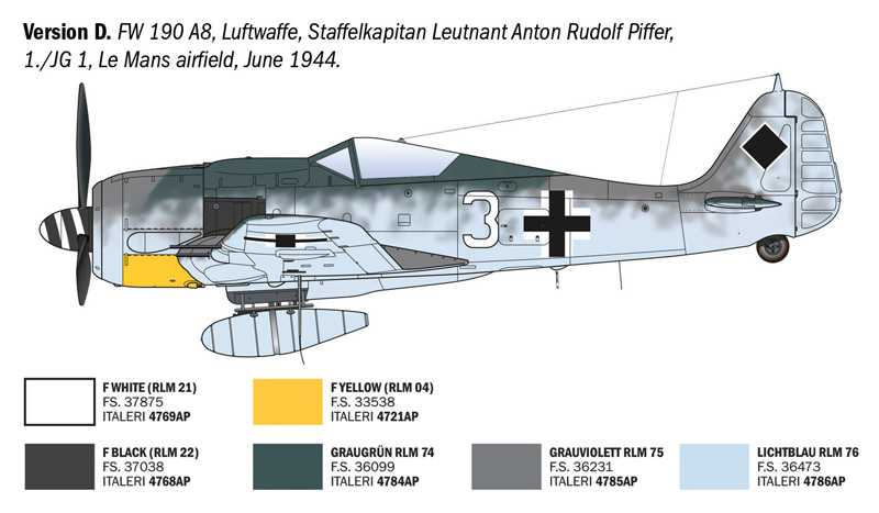 Focke-Wulf Fw 190 A-8/F Aces (1:72)