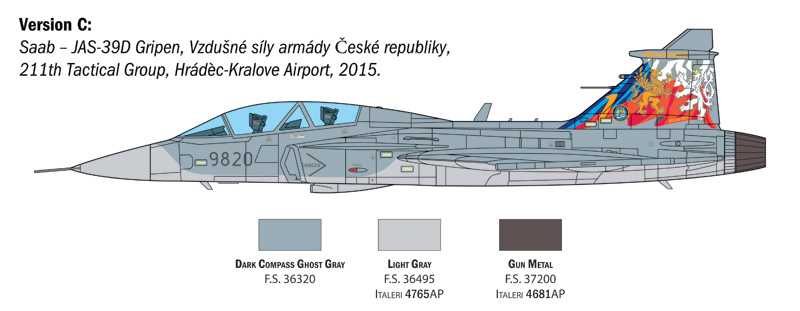 JAS 39 GRIPEN TWIN SEATER (1:48)