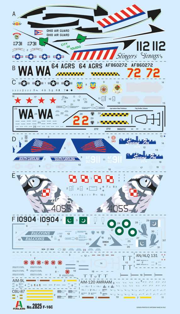 F-16C Fighting Falcon (Italeri 1:48)
