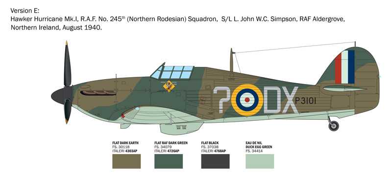Hawker Hurricane Mk.I aces (Italeri 1:48)