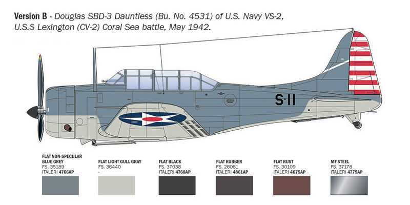 USN SBD-3 DAUNTLESS (1:48)