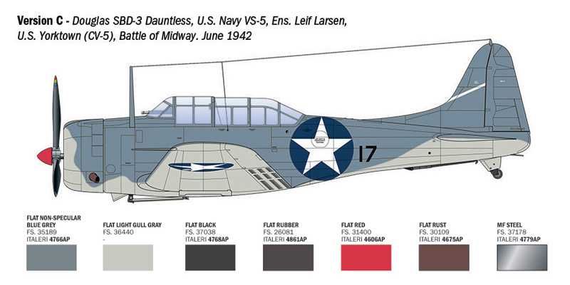 USN SBD-3 DAUNTLESS (1:48)