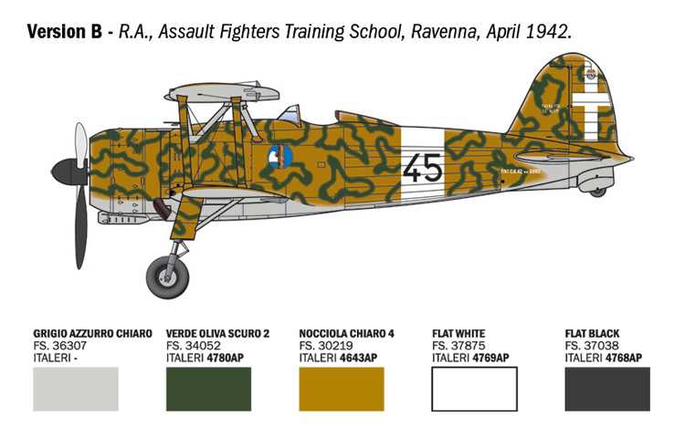 FIAT CR.42 Falco Assault/Night Fight (1:48)