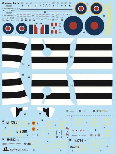 Spitfire Mk. IX Aces (1:48)
