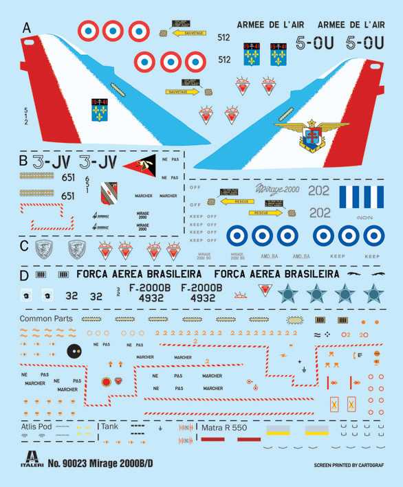 Mirage 2000 B/D (Italeri 1:72)