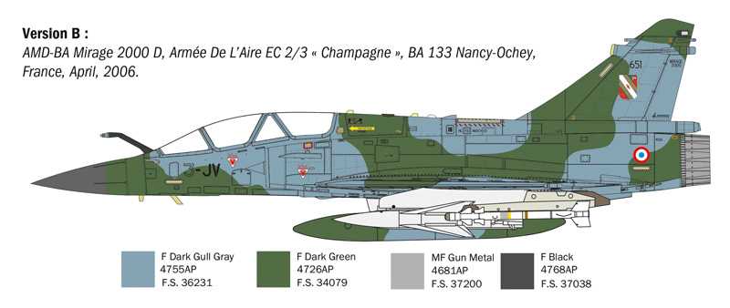Mirage 2000 B/D (Italeri 1:72)
