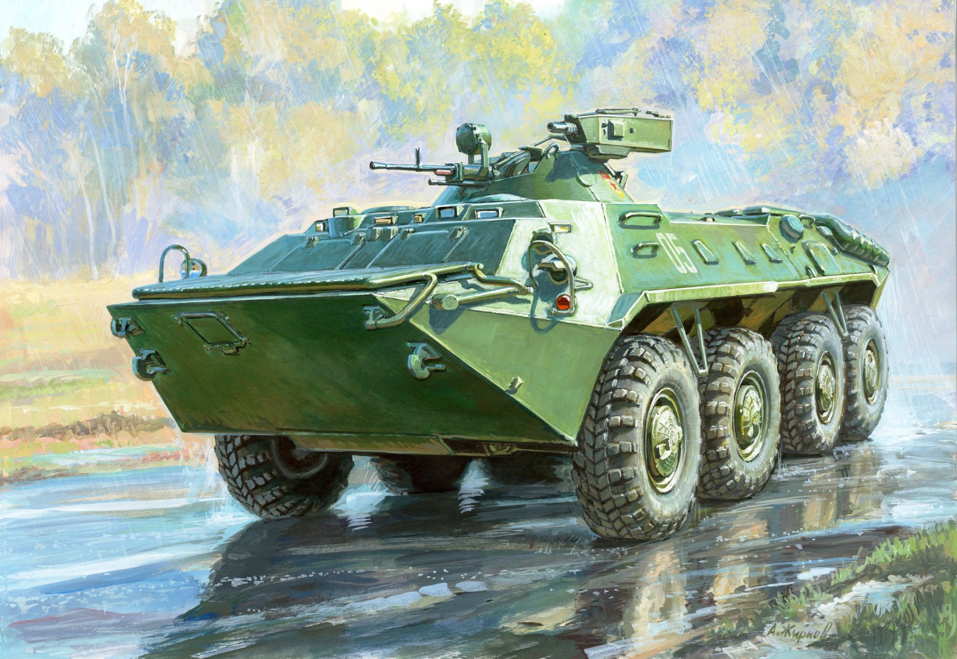 BTR-70 with MA-7 Turret (Zvezda 1:35)