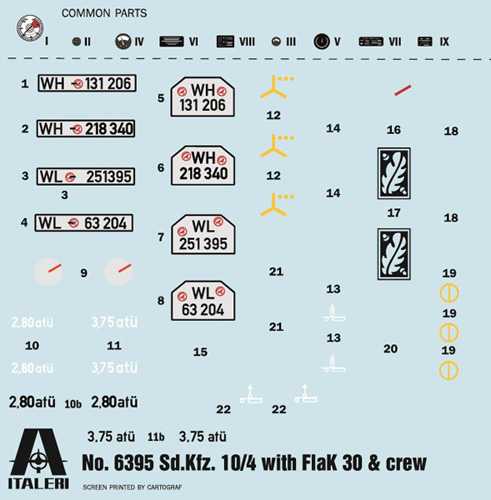 Sd.Kfz 10/4 with Flak 30 and Crew (1:35)