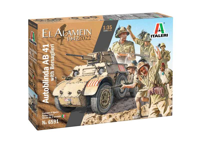 Fiat AB 41 with Bersaglieri Italian Infantry (Italeri 1:35)