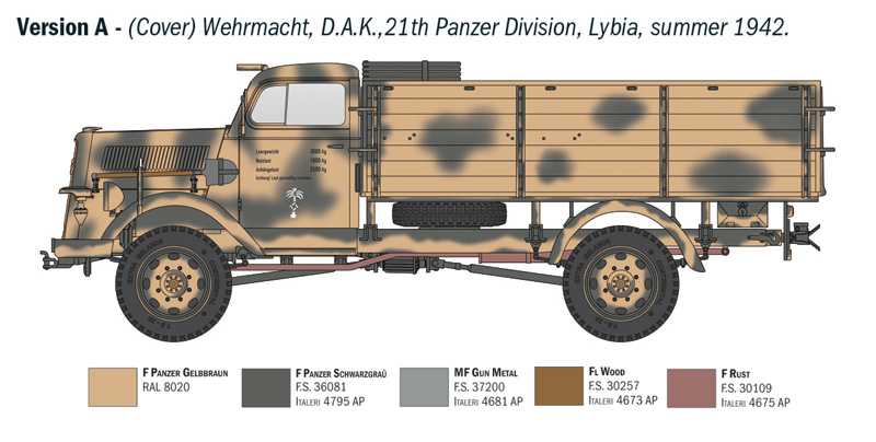 Kfz. 305 Opel Blitz Typ A 4x4 (1:35)