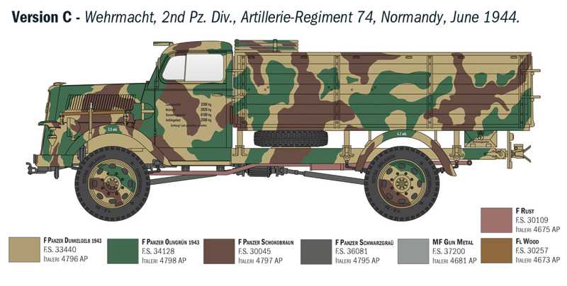 Kfz. 305 Opel Blitz Typ A 4x4 (1:35)